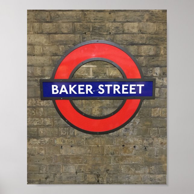 Póster Sherlock Holmes Baker Street Posterd (Frente)