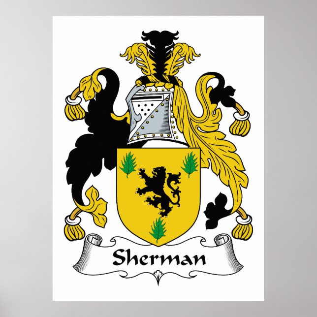 Póster Sherman Family Crest (Frente)