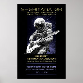 Póster Shermanator Debut Rams Head 2024