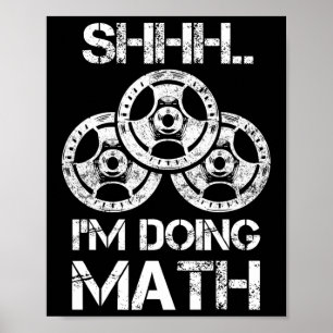 Póster Shhh Estoy Haciendo Divertido Lifting T