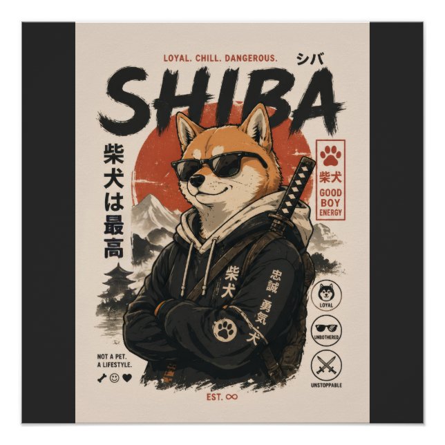 PÓSTER SHIBA EL PROTECTOR (Anverso)