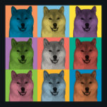 Póster Shiba Inu Pop-Art Poster<br><div class="desc">Shiba Inu Pop-Art Poster</div>