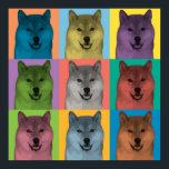 Póster Shiba Inu Pop-Art Poster<br><div class="desc">Shiba Inu Pop-Art Poster</div>