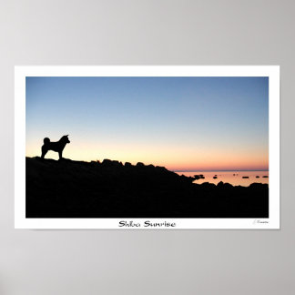 Póster Shiba Sunrise