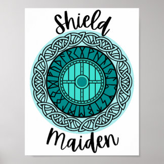 Póster Shield Maiden (edición ligera)