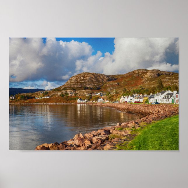 Póster Shieldaig, Escocia (Frente)