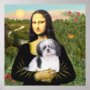 Póster Shih Tzu (A1) - Mona Lisa