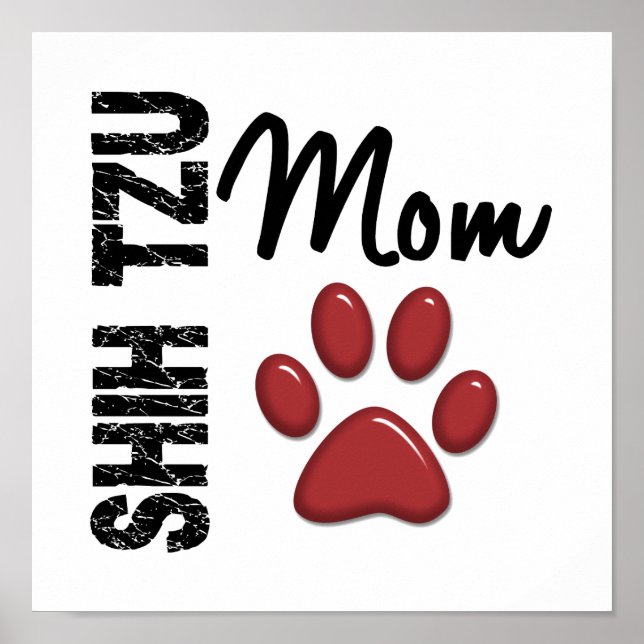 Póster Shih Tzu Mom 2 (Frente)