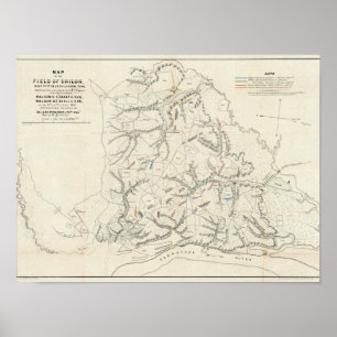Póster Shiloh, Tennesse