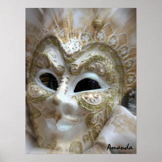 Póster Shimmers dorados