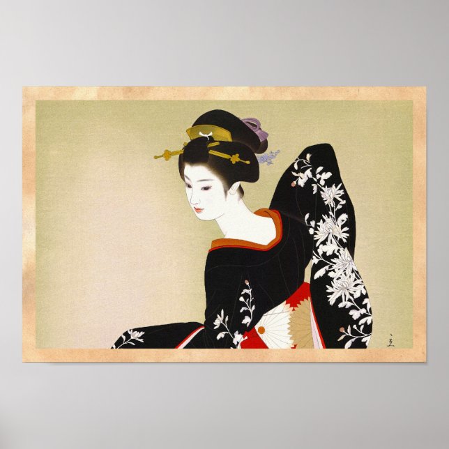 Póster Shimura Tatsumi Dos súbditos de mujeres japonesas (Frente)