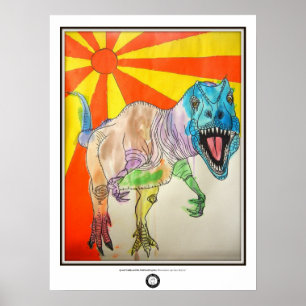 Póster Shine-asaurus