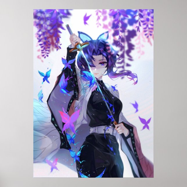 Póster Shinobu Kocho Demon Slayer (Frente)