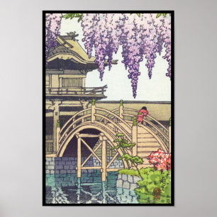 Póster Shinto y su Arquitectura, Puente Kameido Kawase