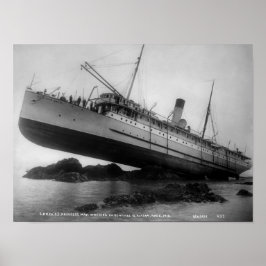 Póster Shipwreck - SS Princess May - 5 de agosto de 1910