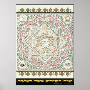 Póster Shir ha Shirim ~ Tikkun Chava Poster, todos los ta
