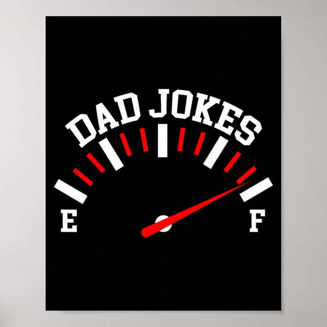 Póster Shirt Dad Jokes Full Meter Funny Father’s Day Gift (Frente)