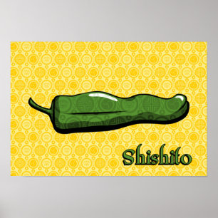 Póster Shishito Chili Pepper Poster