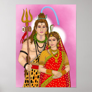 Póster Shiv Parvati Poster