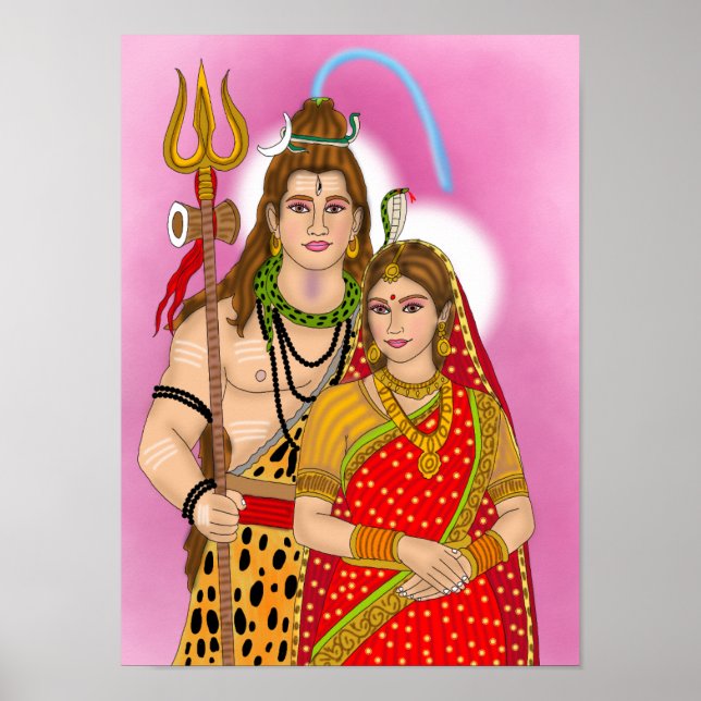 Póster Shiv Parvati Poster (Frente)