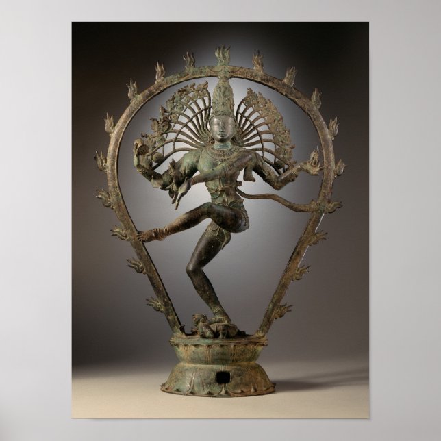Póster Shiva como el Señor de la Danza (Frente)