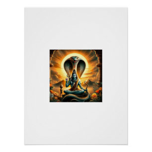 Póster Shiva: El equilibrio cósmico