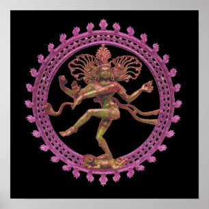 Póster Shiva (Nataraja) el bailarín cósmico