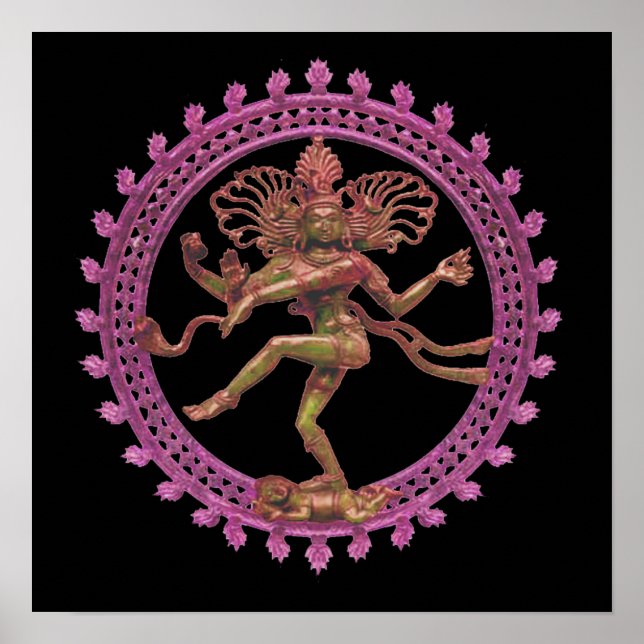 Póster Shiva (Nataraja) la bailarina cósmica (Frente)