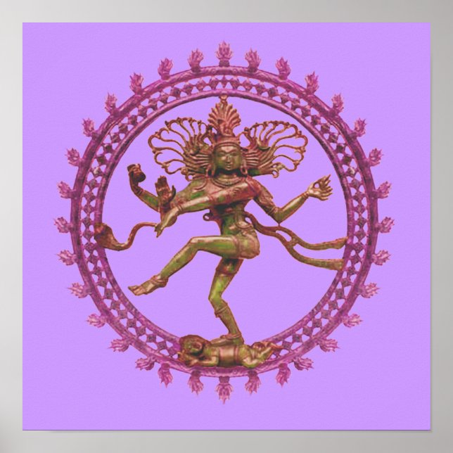 Póster Shiva (Nataraja) la bailarina cósmica (Frente)