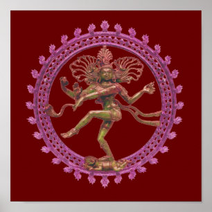 Póster Shiva (Nataraja) la bailarina cósmica