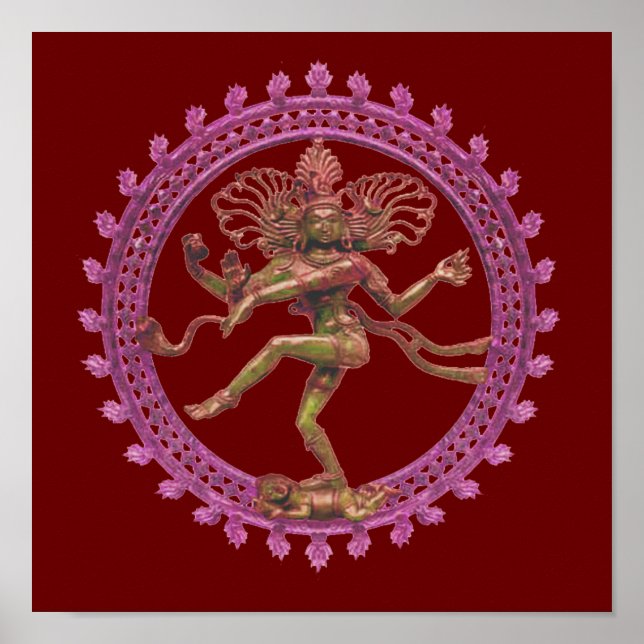 Póster Shiva (Nataraja) la bailarina cósmica (Frente)