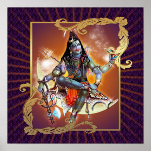 Póster Shiva - Sunset Glow - Poster
