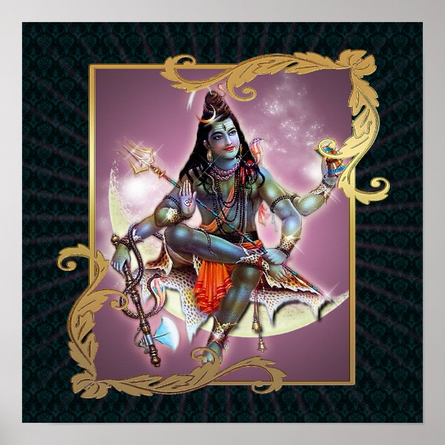 Póster Shiva - Vintage Moss - Poster (Frente)