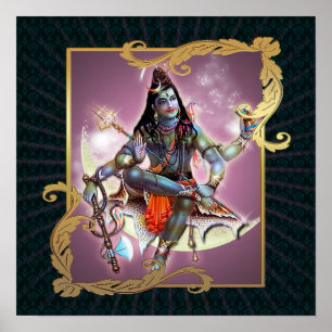 Póster Shiva - Vintage Moss - Poster