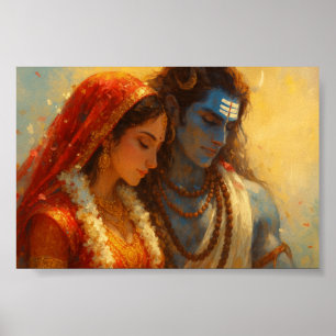Póster Shiva y Shakti