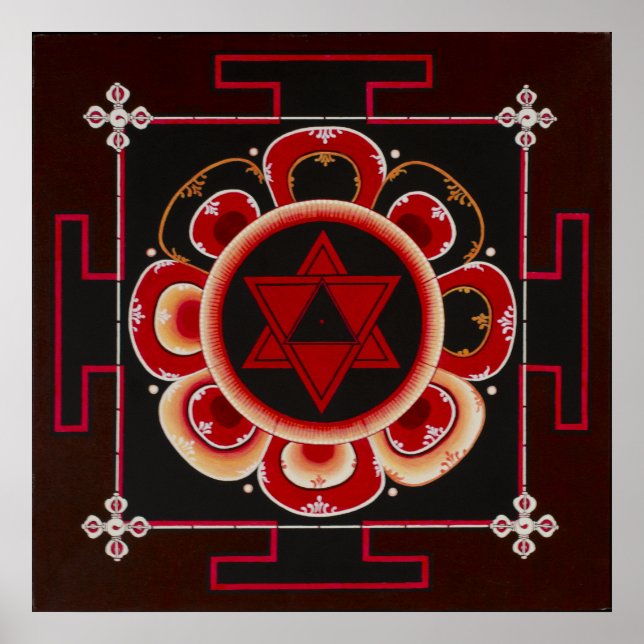 Póster Shiva Yantra por June Moon (Frente)