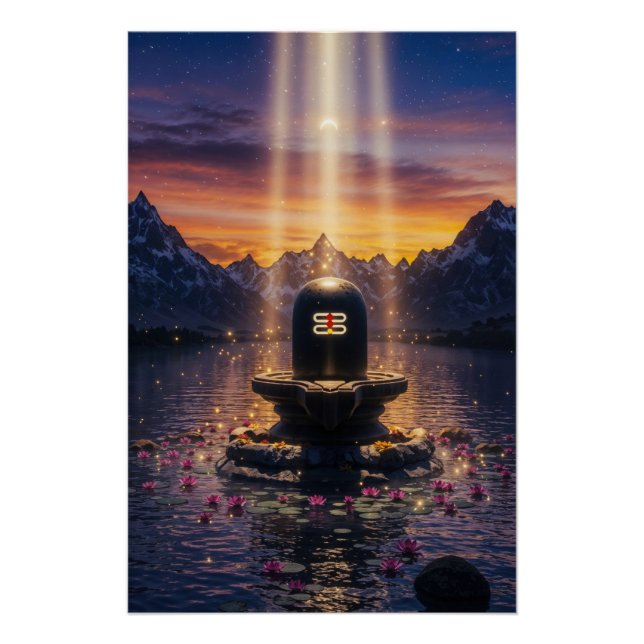 Póster Shivling Lord Shiva (Anverso)
