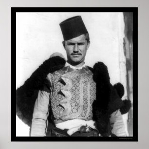 Póster Shkypetars Costume Albania 1923