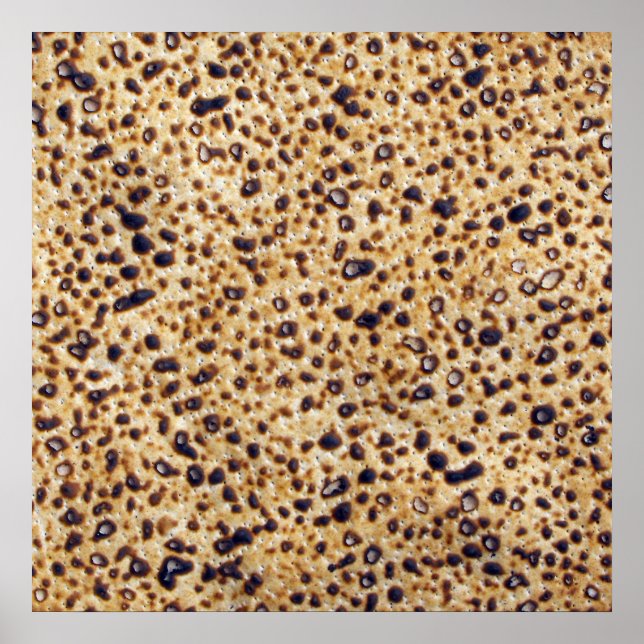 Póster Shmura Matzah hecha a mano (Frente)