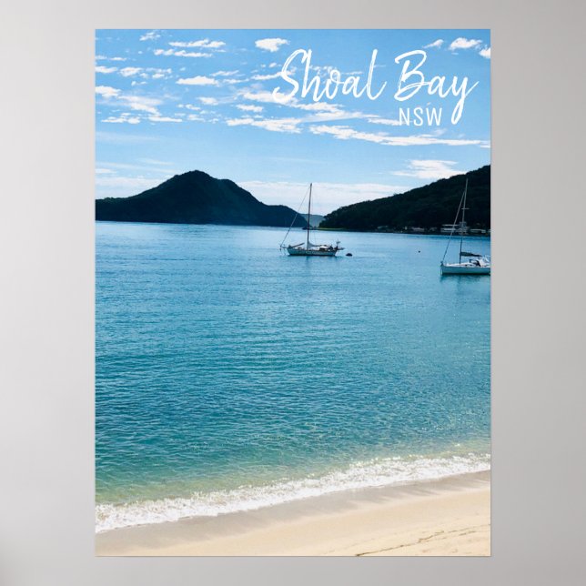 Póster Shoal Bay Port Stephens NSW (Frente)
