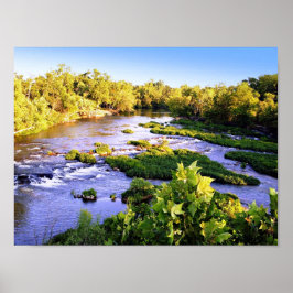 Póster Shoal Creek at Joplin Missouri Sunset Photo Poster