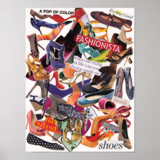 Póster Shoe Collage Poster