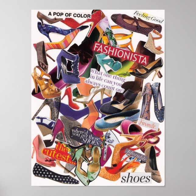 Póster Shoe Collage Poster (Frente)