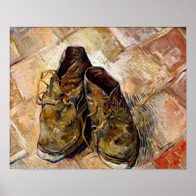 Póster Shoes Van Gogh 1888 (Frente)