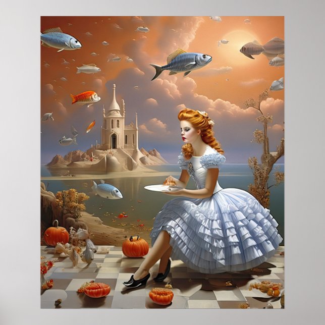 Póster Shore de tablero de ajedrez (Frente)