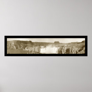 Póster Shoshone Falls Idaho Foto 1909