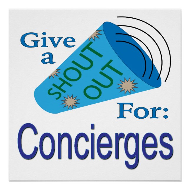 Póster Shout for Concierres (Anverso)