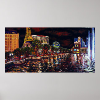 Póster Show acuático CBjork Las Vegas