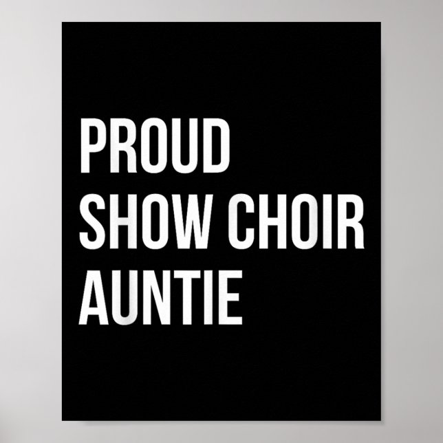 Póster Show Choir Auntie  (Frente)
