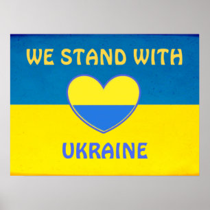 Póster Show your Support for Ukraine with this